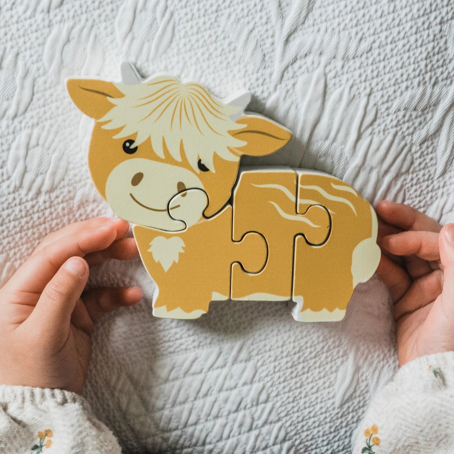 Highland Cow mini puzzle