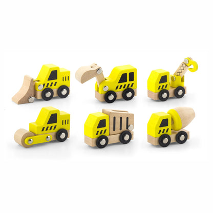 6pc Construction Vehicle Set