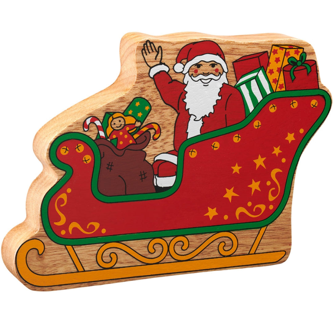 Father Christmas in a sleigh