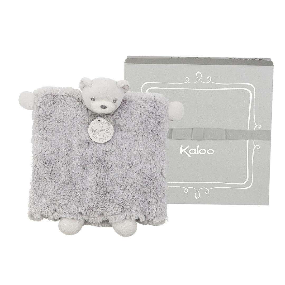 Grey Comforter/ Puppet