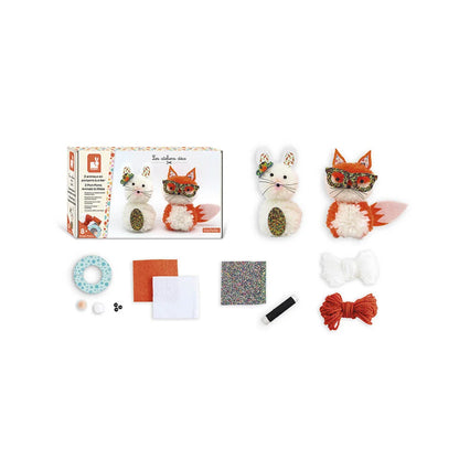 2 Pom Poms Animals To Make