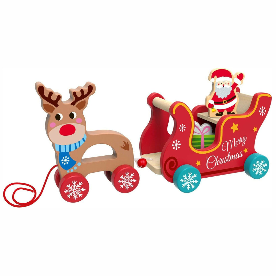 Santa Sleigh and Reindeer