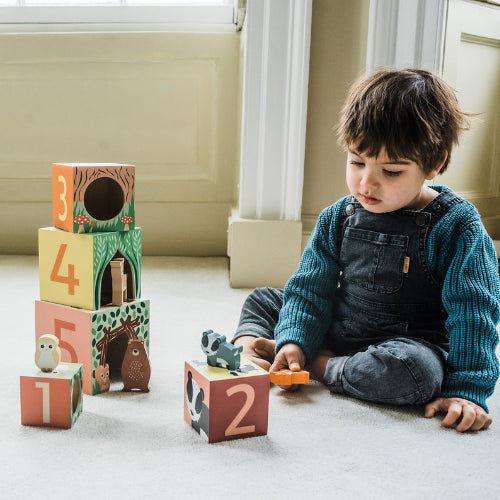 Woodland Stacking Cubes